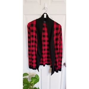 Buffalo check sweater